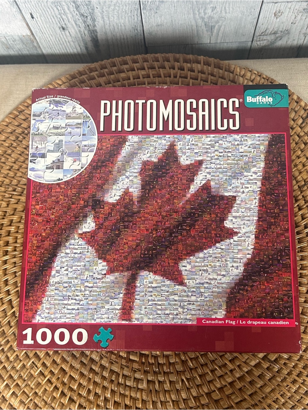Buffalo Games Photomosaics
Canadian Flag 1000 Piece Puzzle Complete Canada